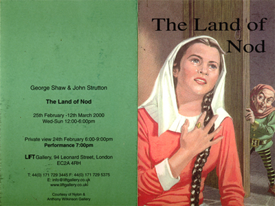 John Strutton Land of Nod flyer